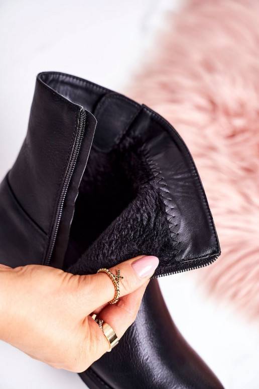 Beheizte Stiefel mit Schnallen in Schwarz J.STAR But - 4