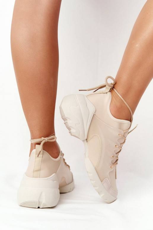 Stilvolle Freizeitschuhe in Beige von...