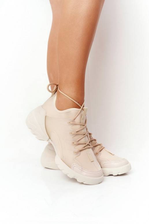 Stilvolle Freizeitschuhe in Beige von...