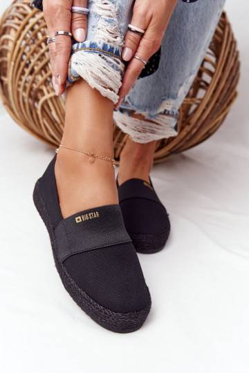 Schwarze Espadrilles 2