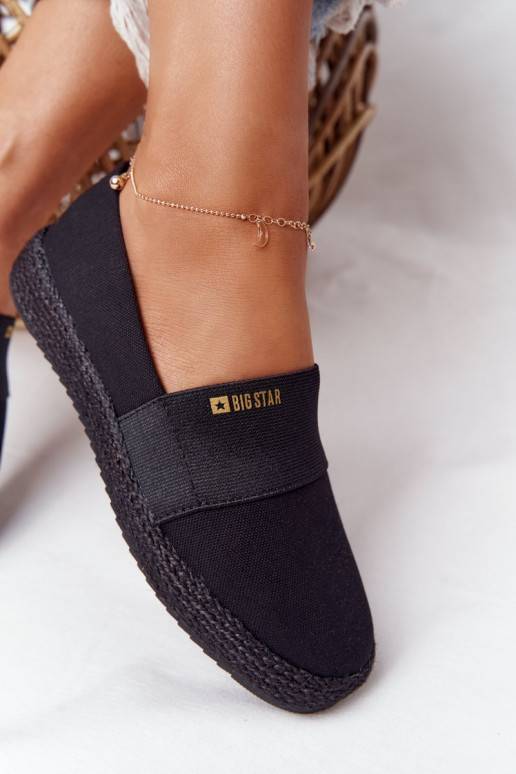 Schwarze Espadrilles Schwarze Espadrilles