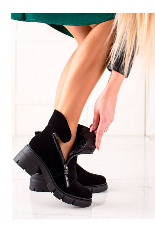 Schwarze Stiefel Schwarze Stiefel
