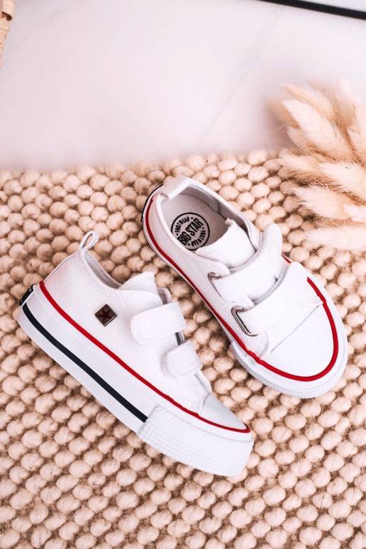 Kinder-Freizeitschuhe mit Klebeverschlüssen, Farbe Weiß