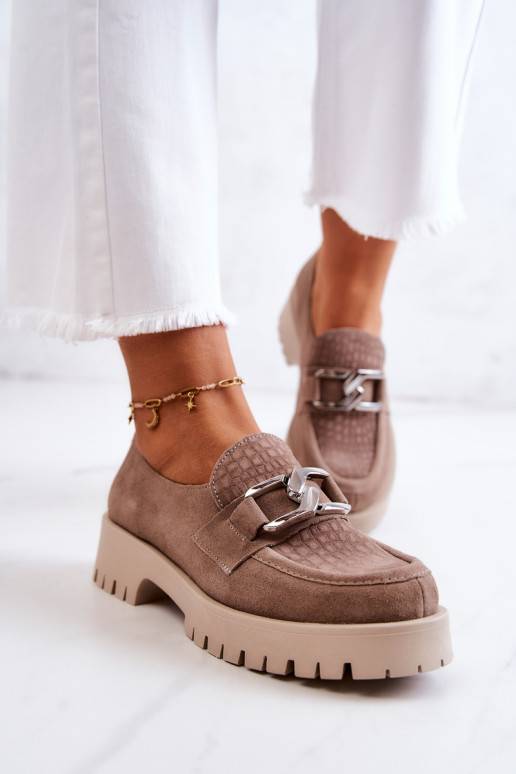 Modische Wildlederschuhe beige Rayhan Modische Wildlederschuhe beige Rayhan