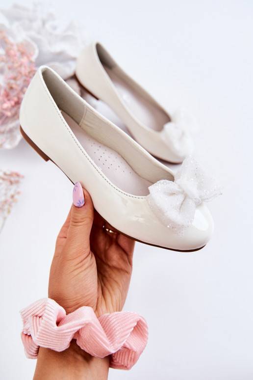 Kinderballerinas mit Lackeffekt und...