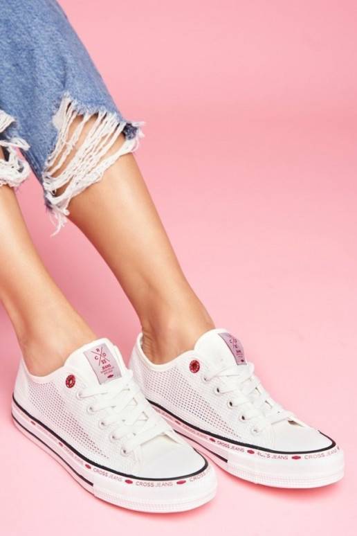 Freizeitschuhe Cross Jeans weiße Farbe Freizeitschuhe Cross Jeans weiße Farbe