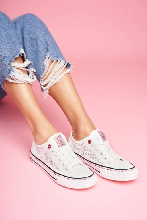 Freizeitschuhe Cross Jeans weiße Farbe Freizeitschuhe Cross Jeans weiße Farbe