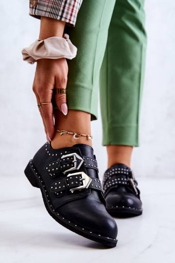 Stiefel mit Schnallen Lu...