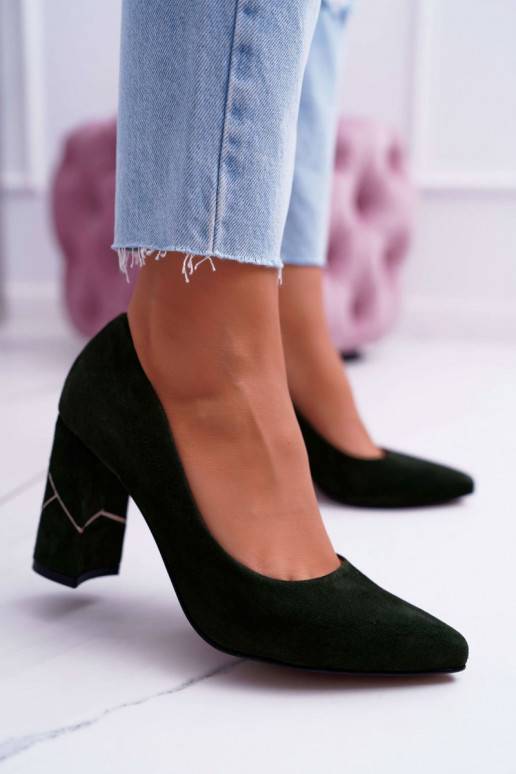 Schuhe Laura Messi Wildleder grün...