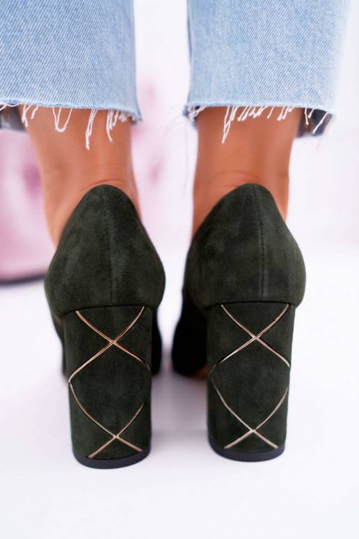 Schuhe Laura Messi Wildleder grün...