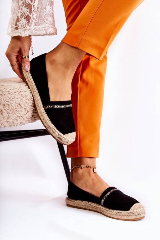 Schwarze Cersei-Espadrilles eines... Schwarze Cersei-Espadrilles eines...