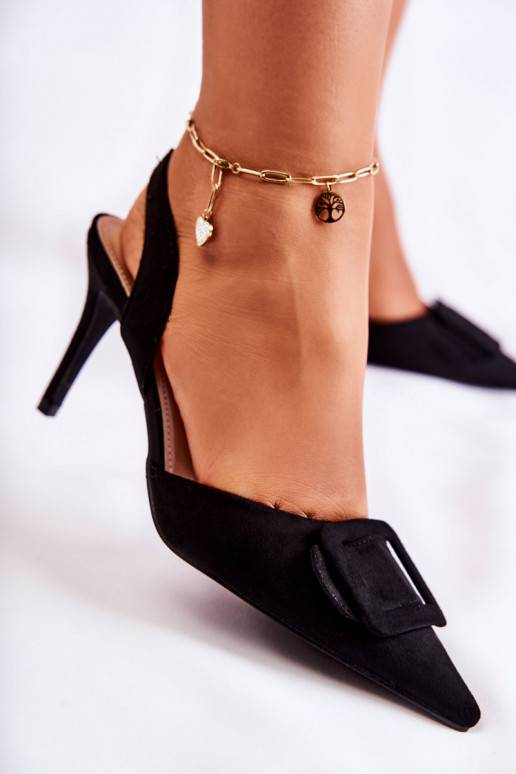 Spitz zulaufende Wildlederstiefel in... Spitz zulaufende Wildlederstiefel in...
