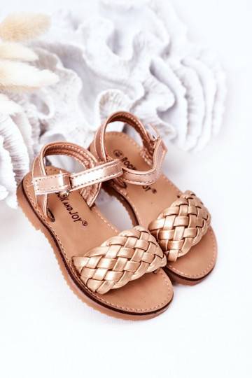 Sandalen für Kinder in Roségold von Bailly 2