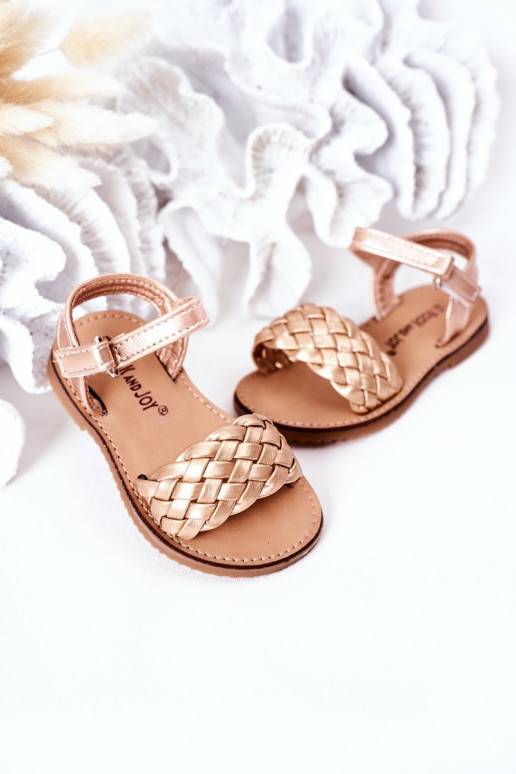 Sandalen für Kinder in Roségold von Bailly