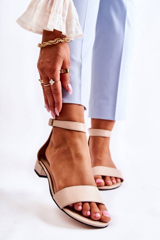 Sandalen beige Farbe Shanley