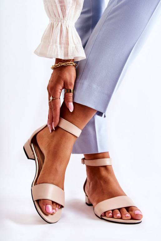 Sandalen beige Farbe Shanley