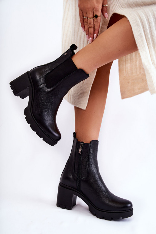 Martine Schwarze Plateaustiefel Martine Schwarze Plateaustiefel