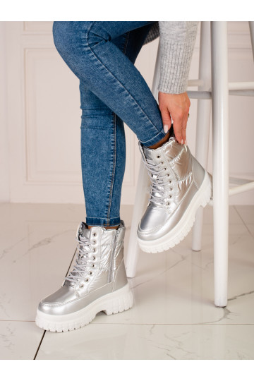 Damen-Schneestiefel mit Schnürsenkeln Shelovet