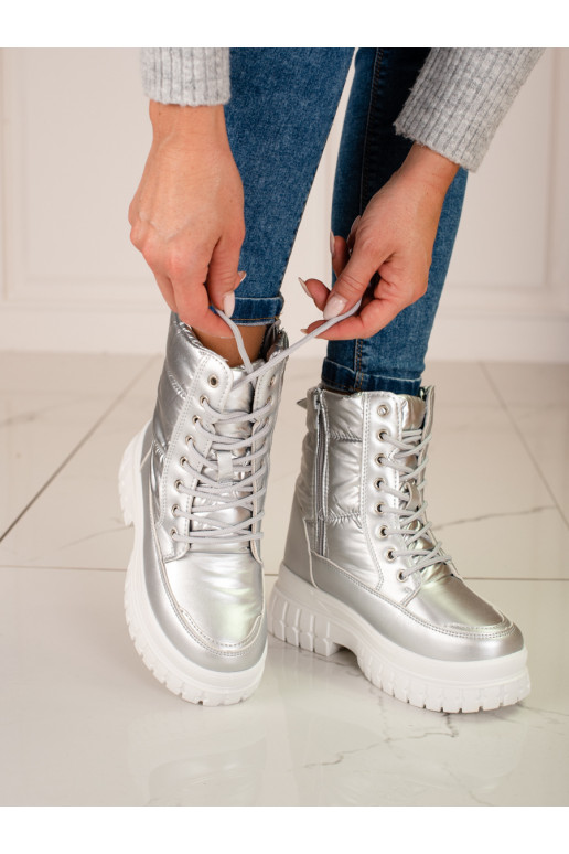 Damen-Schneestiefel mit Schnürsenkeln... Damen-Schneestiefel mit Schnürsenkeln...