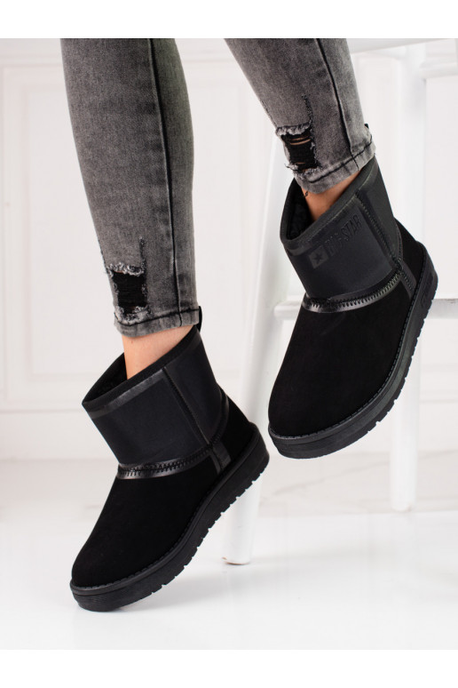 Schwarze Damen-Schneestiefel aus...