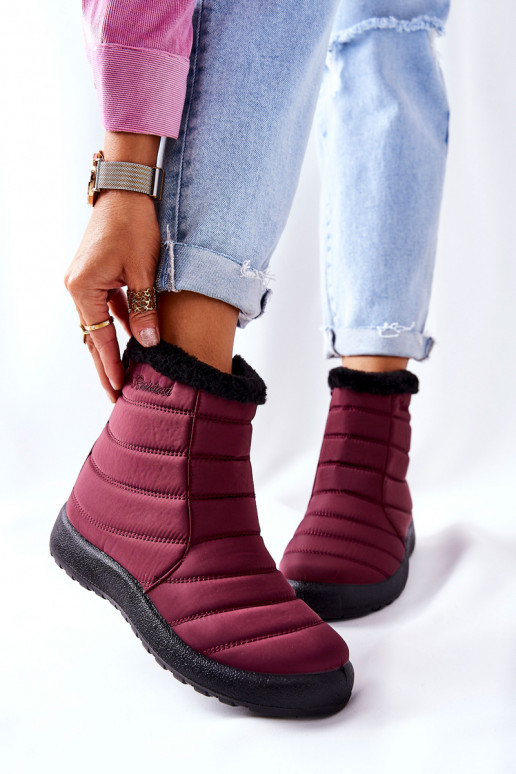 Schneestiefel Burgund Mezyss Schneestiefel Burgund Mezyss
