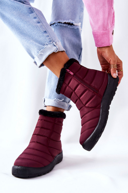 Schneestiefel Burgund Mezyss Schneestiefel Burgund Mezyss