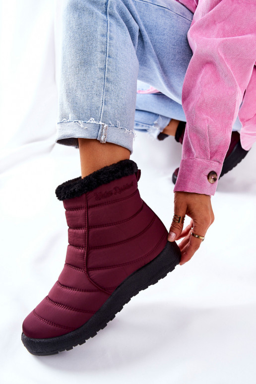 Schneestiefel Burgund Mezyss Schneestiefel Burgund Mezyss