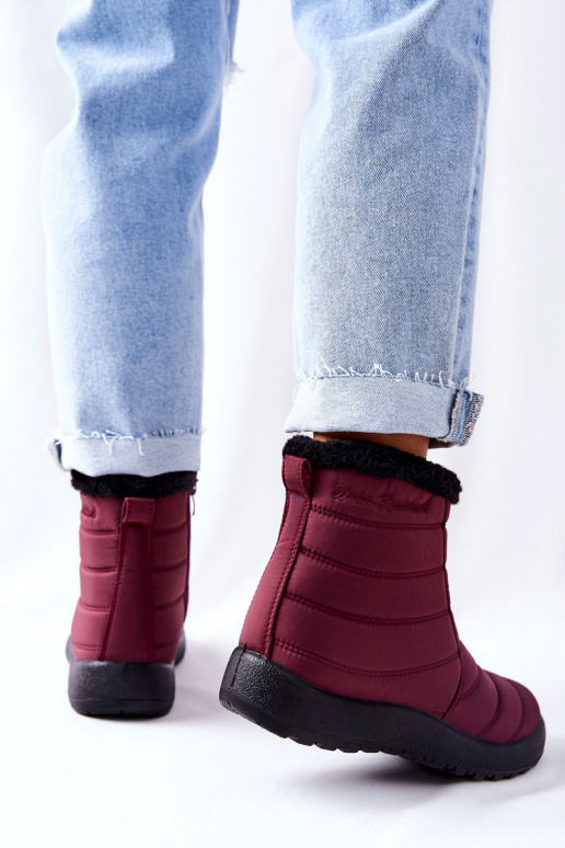 Schneestiefel Burgund Mezyss Schneestiefel Burgund Mezyss