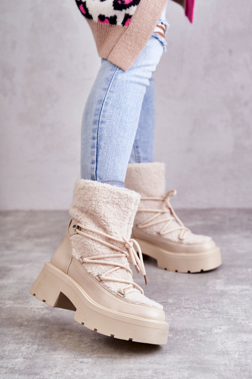 Sandstiefel Schneestiefel mit wärmendem Sanna