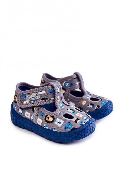 Schuhe/Hausschuhe Befado in grauer Farbe