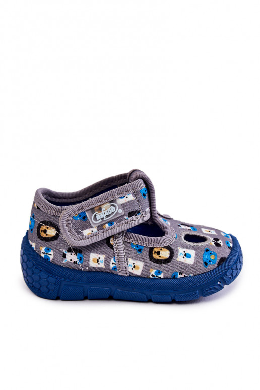 Schuhe/Hausschuhe Befado in grauer Farbe