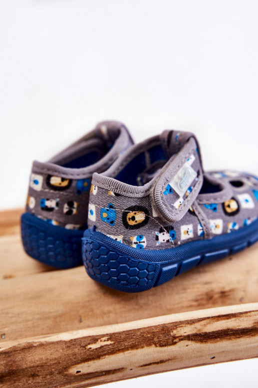 Schuhe/Hausschuhe Befado in grauer Farbe