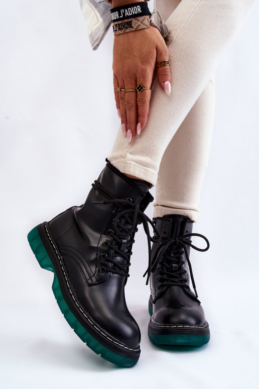Schwarze Kirschstiefel Trinah mit... Schwarze Kirschstiefel Trinah mit...