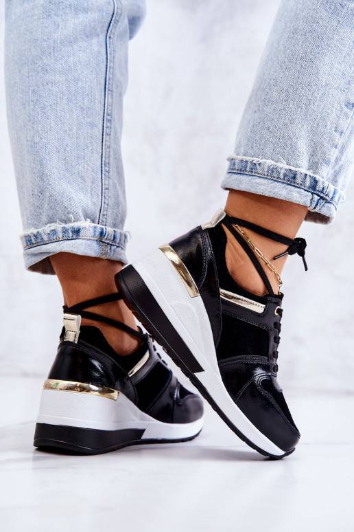 Schwarz-weiße Sportschuhe Rayana für... Schwarz-weiße Sportschuhe Rayana für...