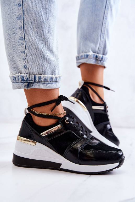 Schwarz-weiße Sportschuhe Rayana für... Schwarz-weiße Sportschuhe Rayana für...