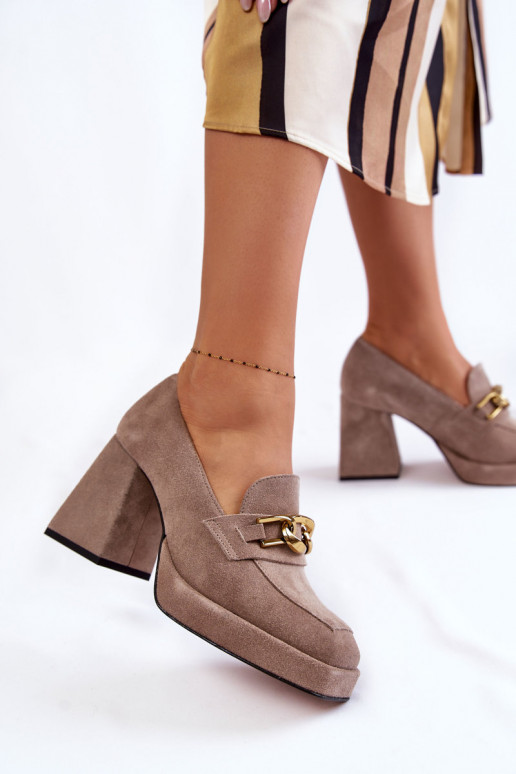 Wildlederschuhe mit Ketten Laura... Wildlederschuhe mit Ketten Laura...