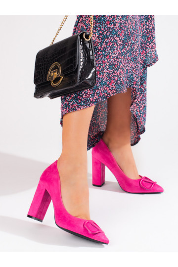 Wildlederschuhe mit hohen...