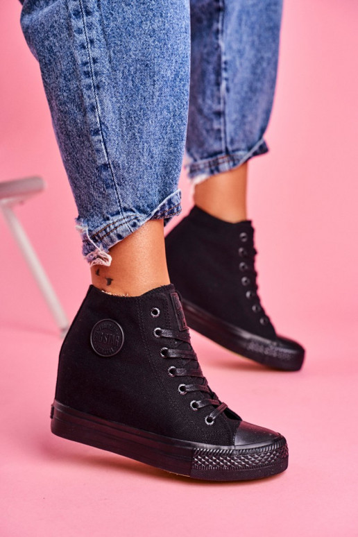 Schwarze Big Star Sneakers... Schwarze Big Star Sneakers...