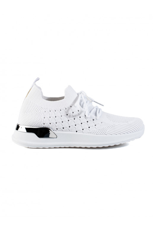 Weiße Textilschuhe Shelovet Weiße Textilschuhe Shelovet