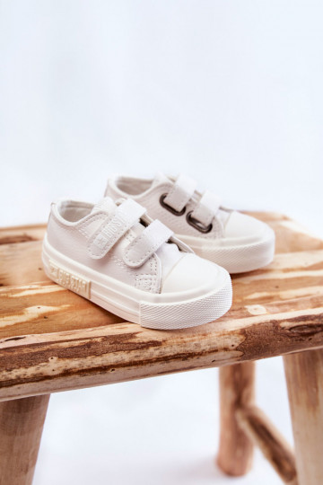 Weiße Kinder-Freizeitschuhe BIG STAR mit Klebeverschlüssen 2