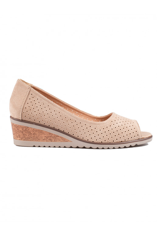 Potocki High Heels aus beigem... Potocki High Heels aus beigem...