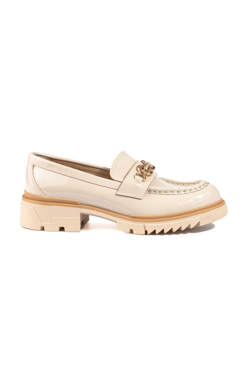 Sandfarbene Stiefeletten mit goldenen... Sandfarbene Stiefeletten mit goldenen...