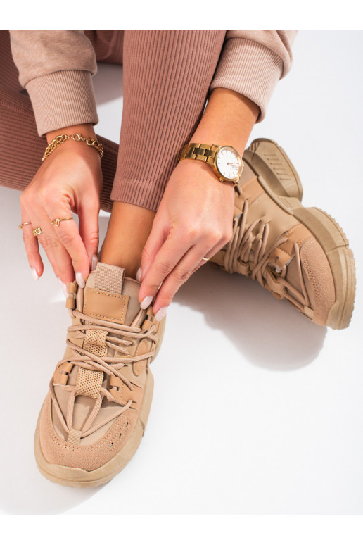 Beige Freizeitschuhe Sneakers Shelovet