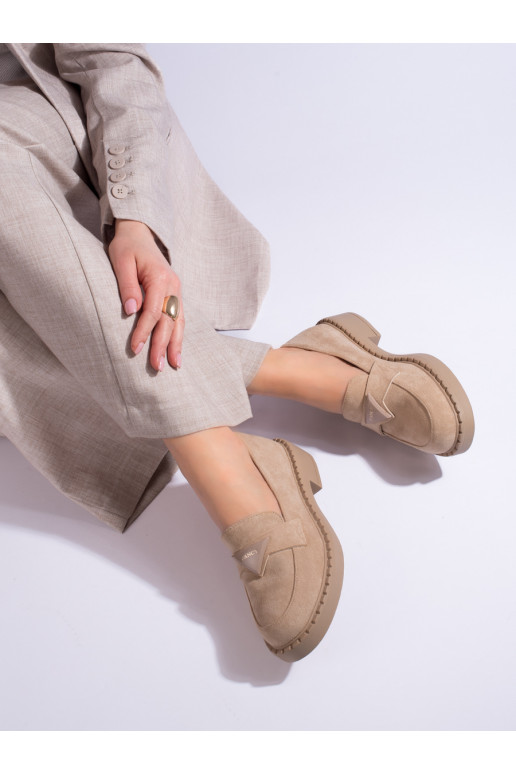 Potocki beige Mokassins aus Wildleder Potocki beige Mokassins aus Wildleder