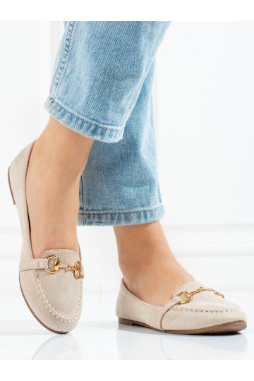 Damenmokassins Potocki beige