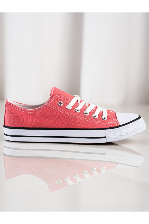 Korallenfarbene Sportschuhe Shelovet