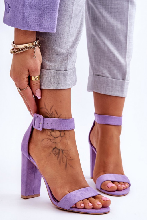 Lila Jacqueline-Wildleder-High-Heels