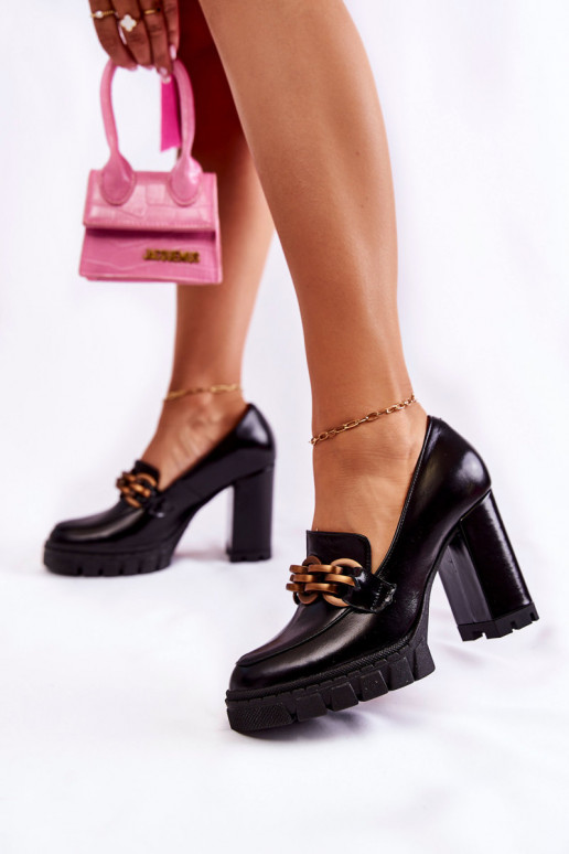 Schwarze Schuhe I Schuhe mit Plateau...