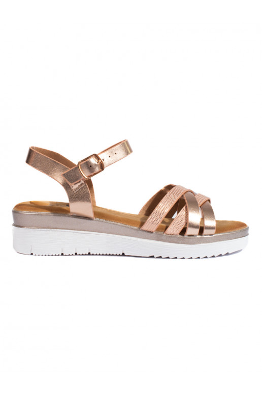 Damensandalen mit kleinem Plateau... Damensandalen mit kleinem Plateau...