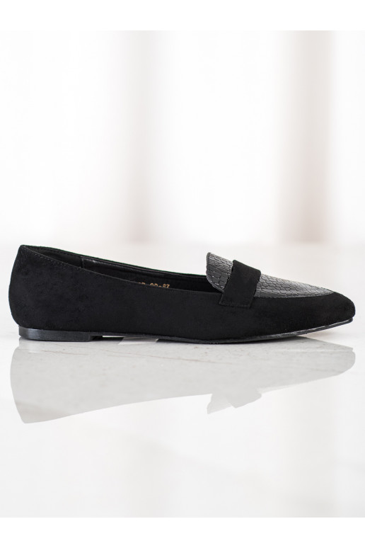 Mokassins Shelovet schwarze Farbe Mokassins Shelovet schwarze Farbe